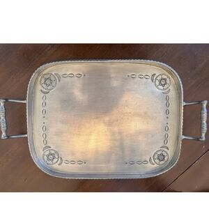 Vagabond House Pewter Western Frontier Bar Tray 10.5x14
